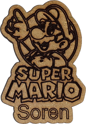 Magnet - Personnage Mario personnalisable